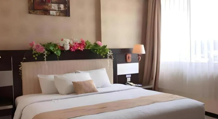 Bed in Zahra Syariah Hotel Kendari