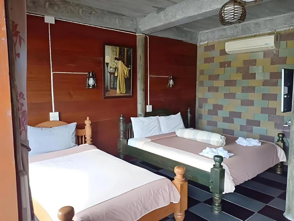 Bed in P&P Coffee & Resort Maesariang