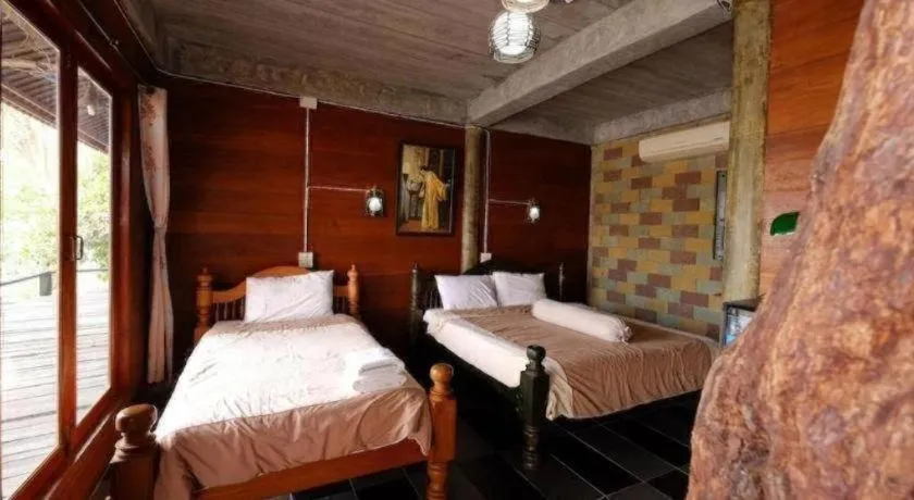 Bed in P&P Coffee & Resort Maesariang