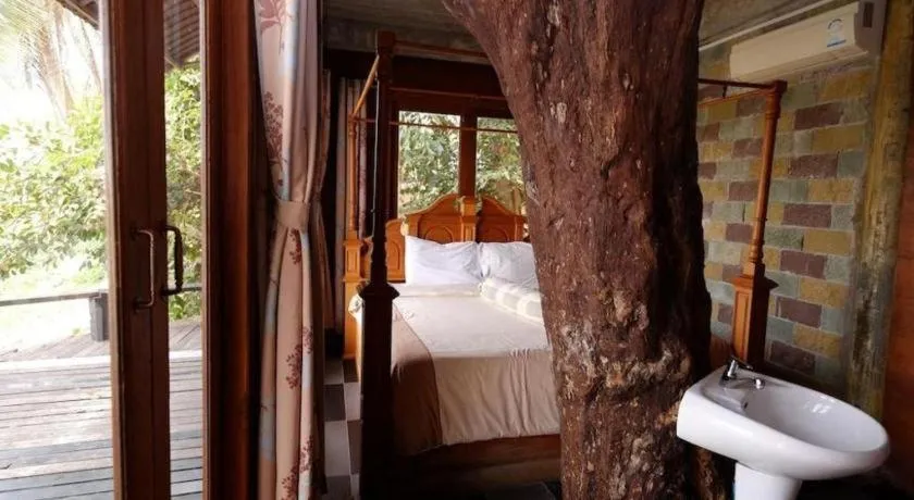 Bed in P&P Coffee & Resort Maesariang