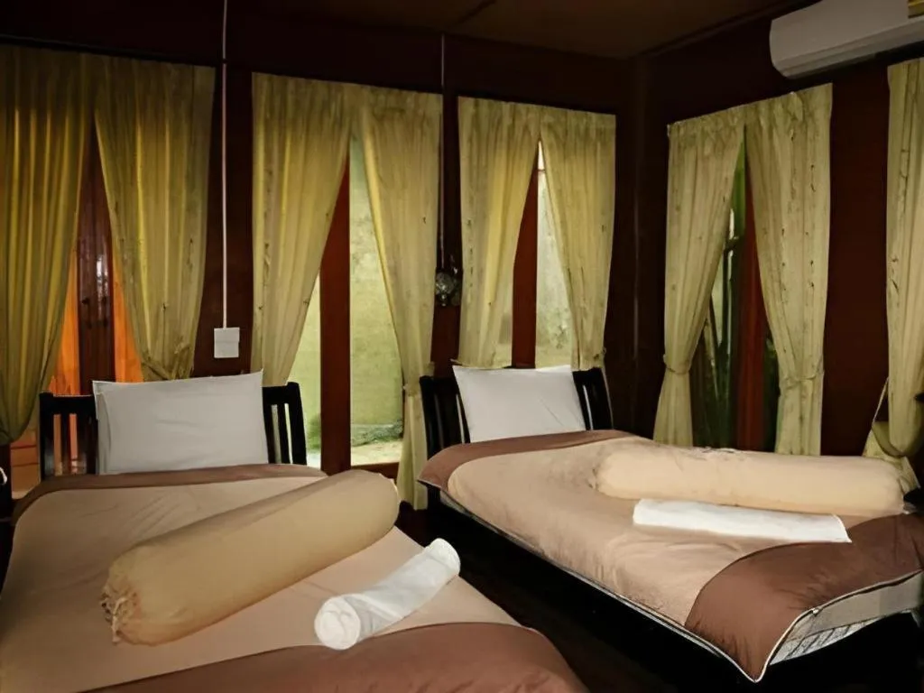 Bed in P&P Coffee & Resort Maesariang