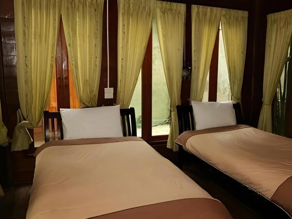 Bed in P&P Coffee & Resort Maesariang