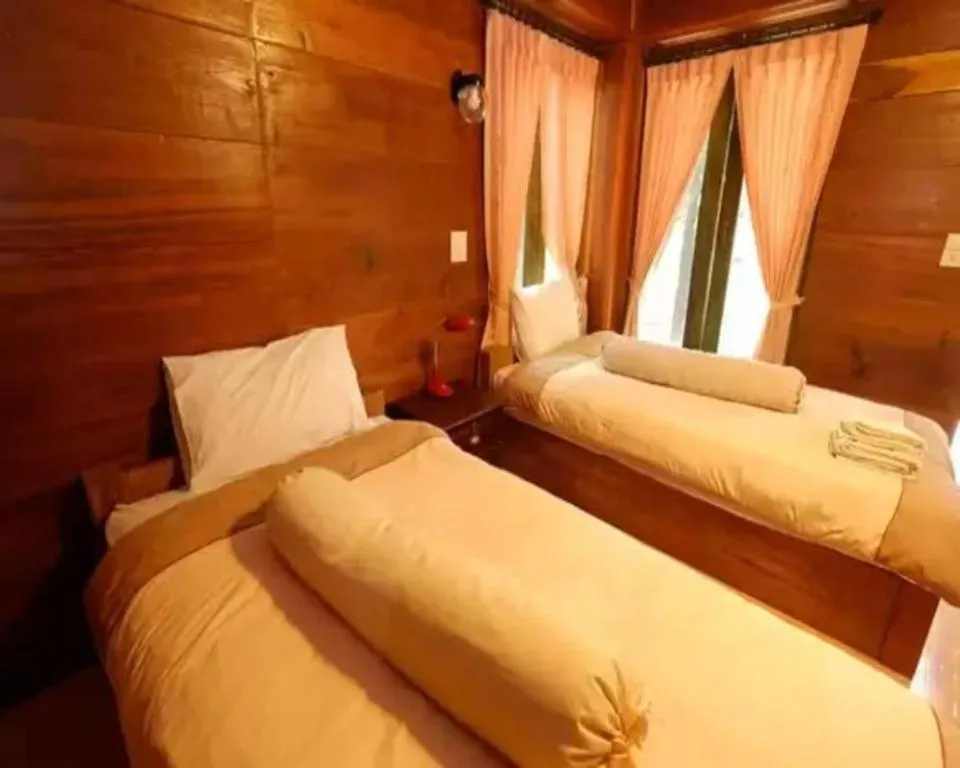 Bed in P&P Coffee & Resort Maesariang