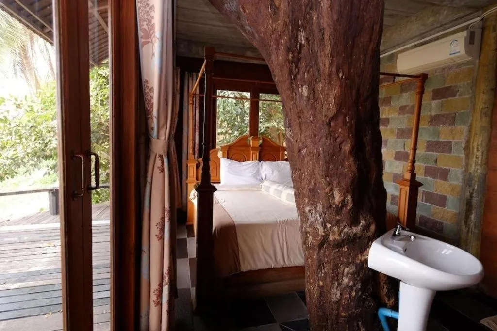 Bed in P&P Coffee & Resort Maesariang