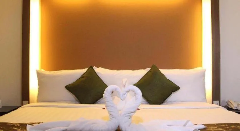 Bed in The Ritz Hotel at Garden Oases