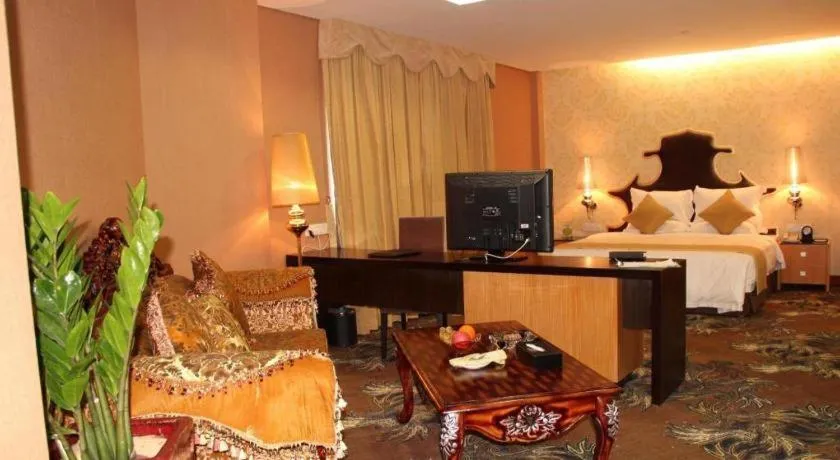 Bed in Foshan Nanhai Huifeng Holiday Hotel