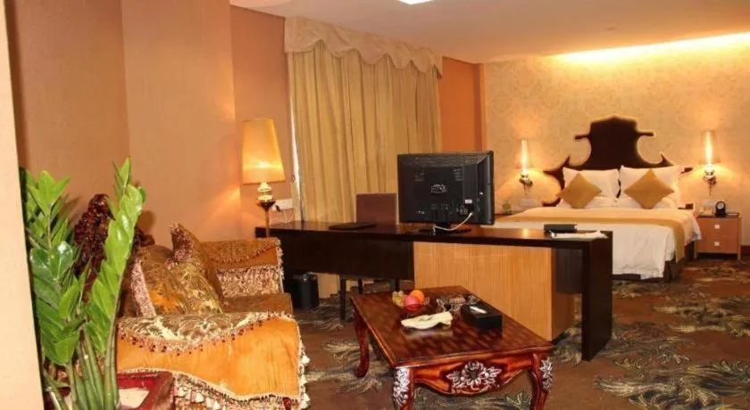 Bed in Foshan Nanhai Huifeng Holiday Hotel