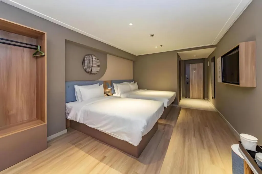 Bed in Home Inn Neo Shanghai Railway Station