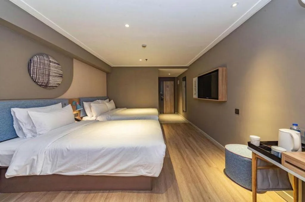 Bed in Home Inn Neo Shanghai Railway Station