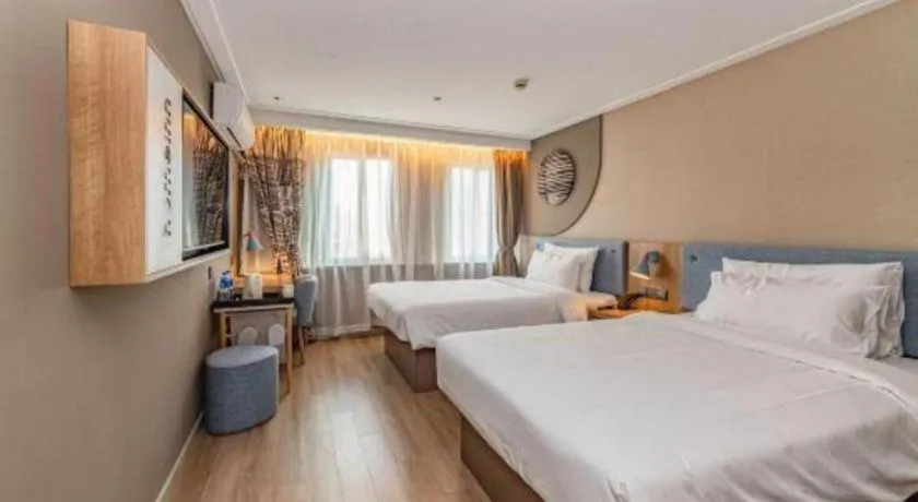 Bed in Home Inn Neo Shanghai Railway Station