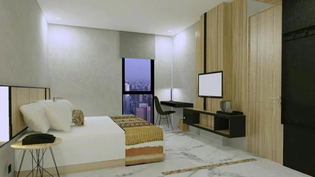 Bed in BBC Hotel Lampung Bandar Jaya