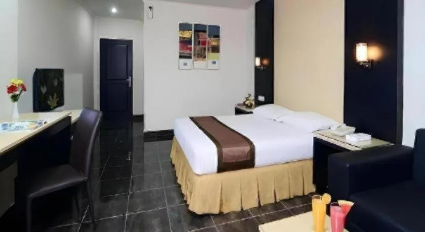 Bed in d'Arcici Hotel Plumpang