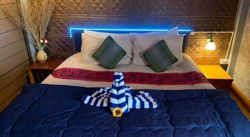 Bed in Wanghin Bungalow