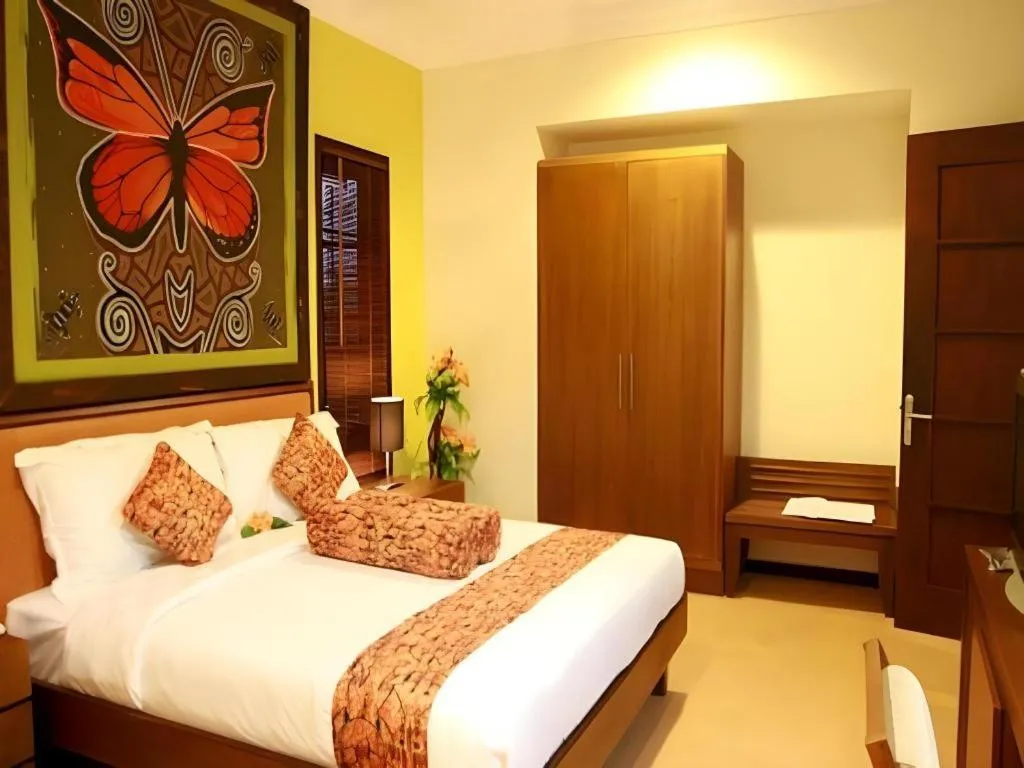 Bed in The Luxio Hotel