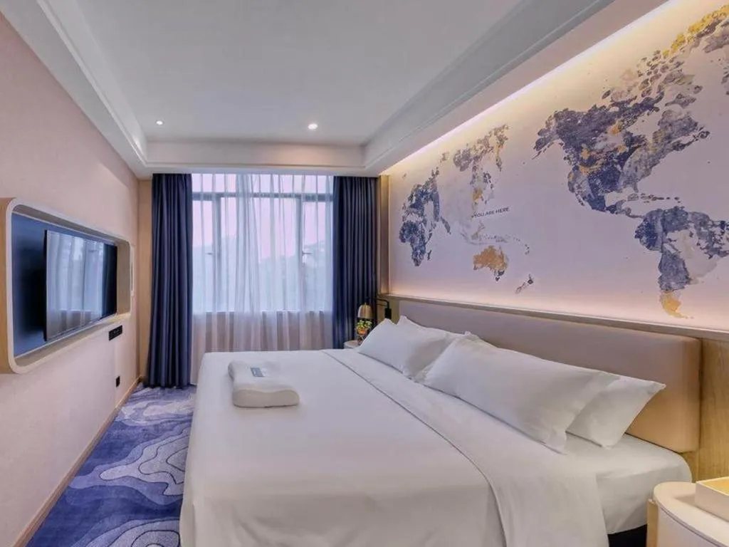 Bed in Kyriad Marvelous Hotel·Yanbu International Tea City