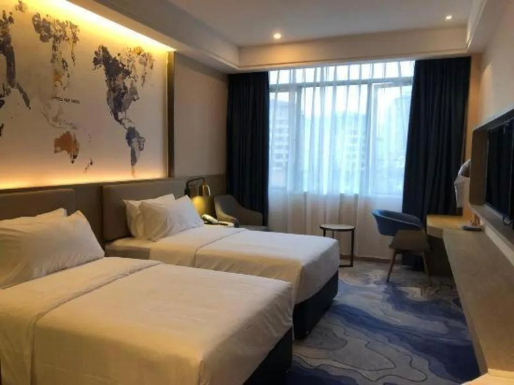 Bed in Kyriad Marvelous Hotel·Yanbu International Tea City