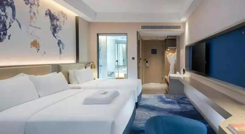 Bed in Kyriad Marvelous Hotel·Yanbu International Tea City