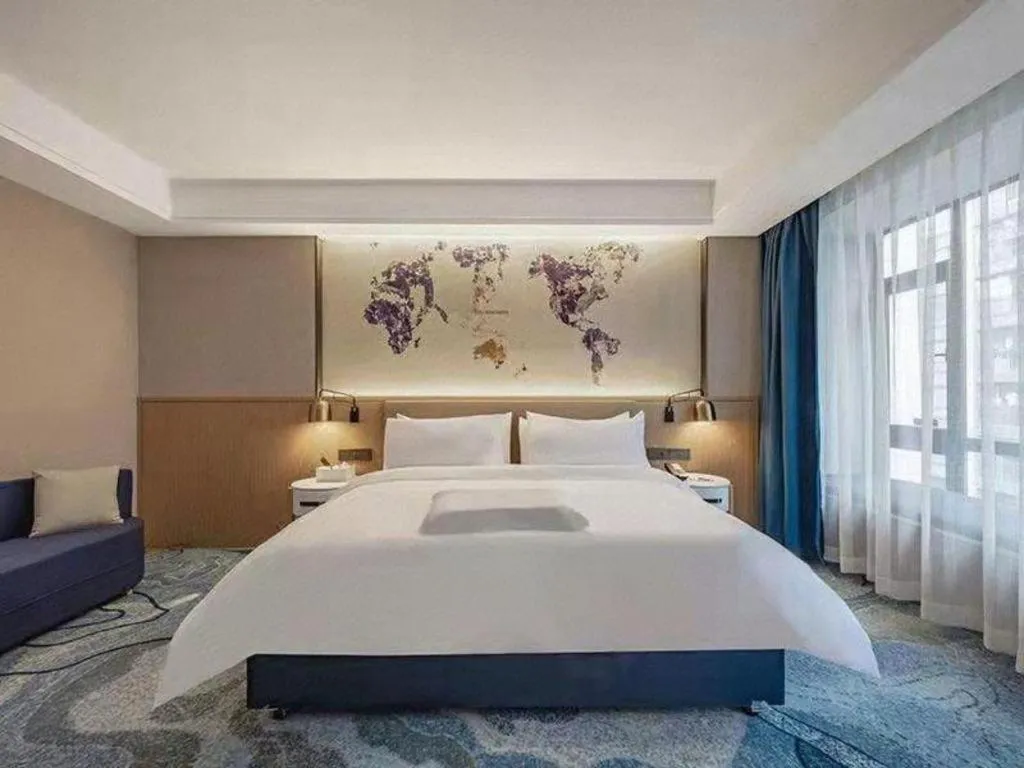 Bed in Kyriad Marvelous Hotel·Yanbu International Tea City