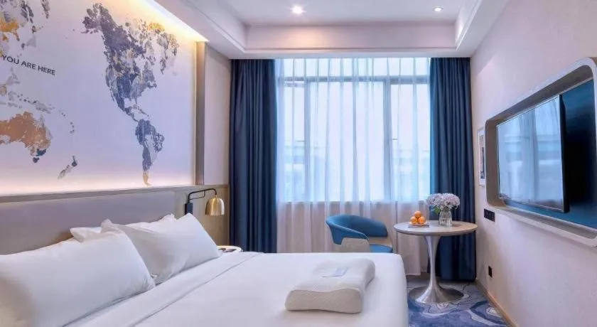 Bed in Kyriad Marvelous Hotel·Yanbu International Tea City