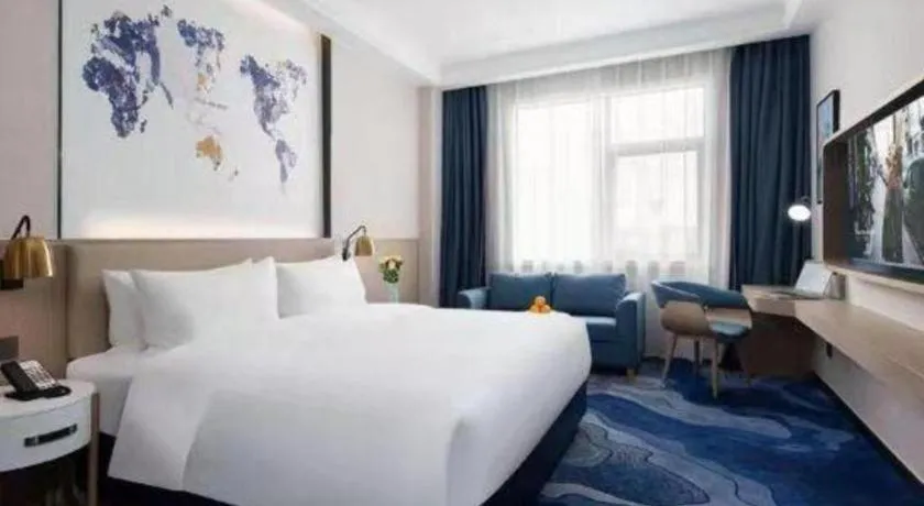 Bed in Kyriad Marvelous Hotel·Yanbu International Tea City