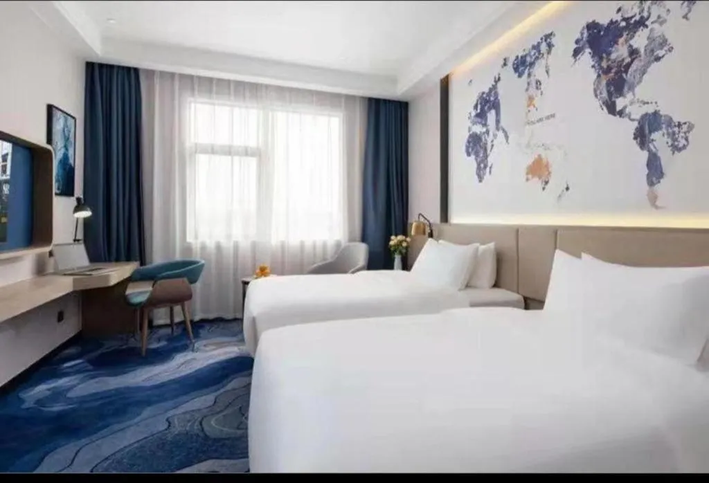 Bed in Kyriad Marvelous Hotel·Yanbu International Tea City