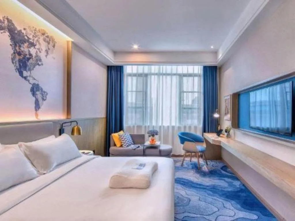 Bed in Kyriad Marvelous Hotel·Yanbu International Tea City