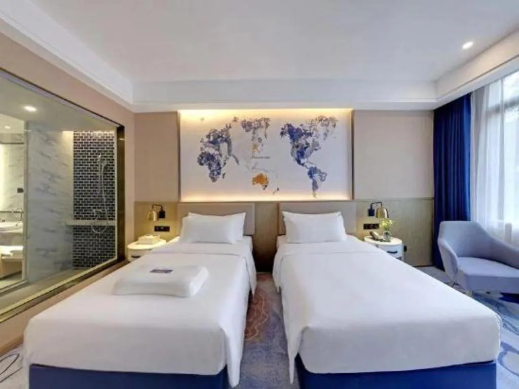 Bed in Kyriad Marvelous Hotel·Yanbu International Tea City