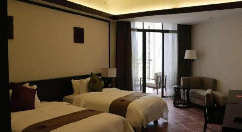 Bed in LN Dongfang Hot Spring Resort