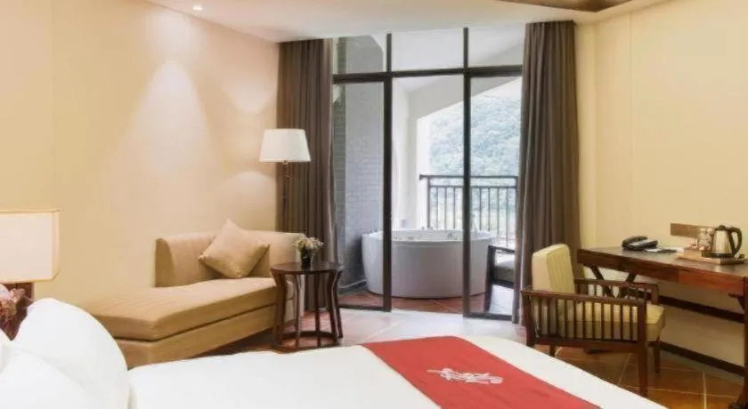 Bed in LN Dongfang Hot Spring Resort