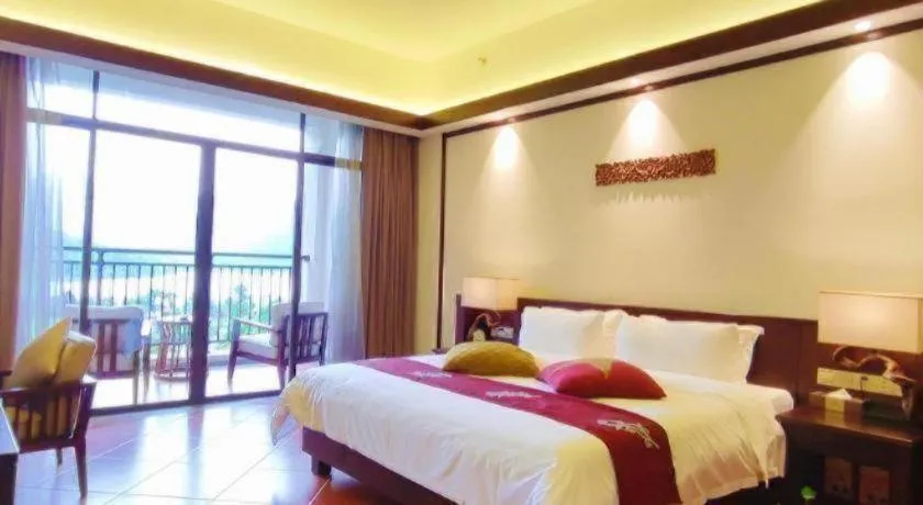 Bed in LN Dongfang Hot Spring Resort