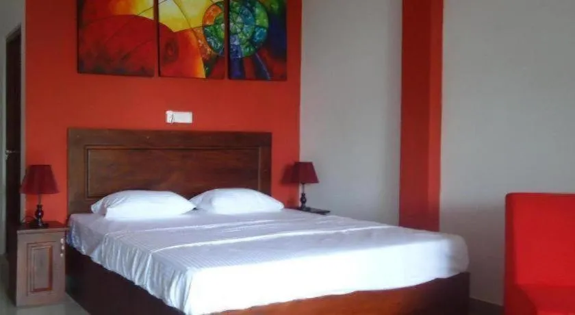 Bed in Bridge Hotel Negombo