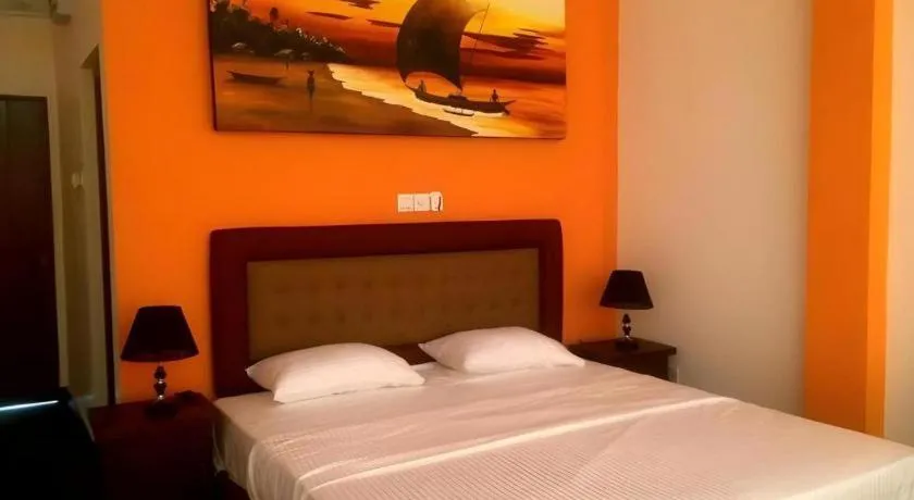Bed in Bridge Hotel Negombo