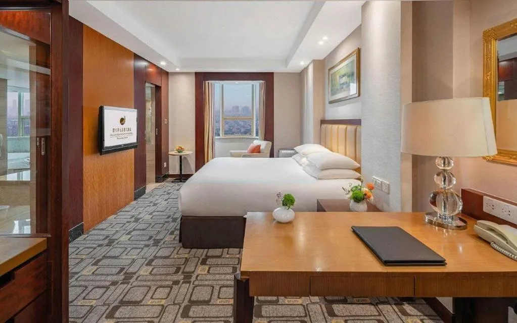 Bed in New Century Shaoxing Grand Hotel