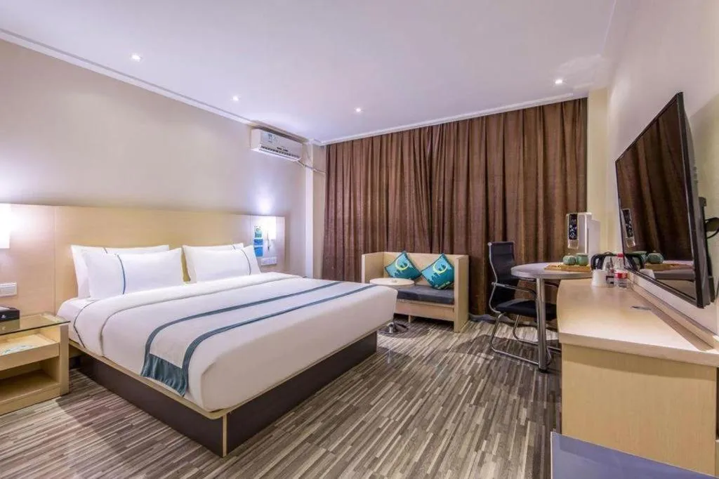 Bed in City Comfort Inn Liuzhou Diwang North Station