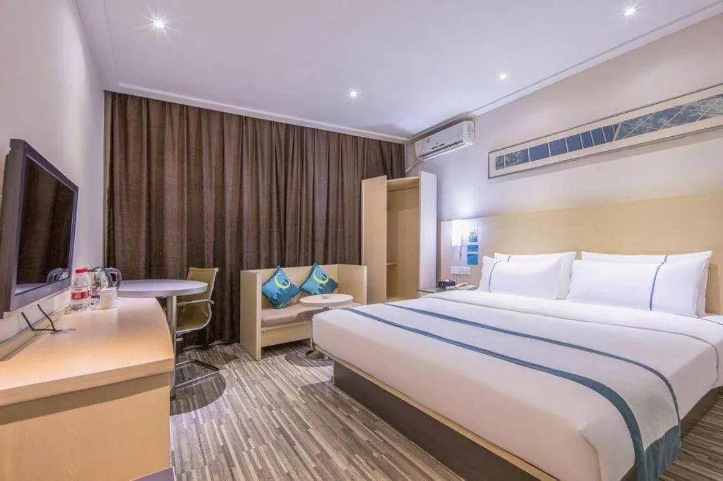 Bed in City Comfort Inn Liuzhou Diwang North Station