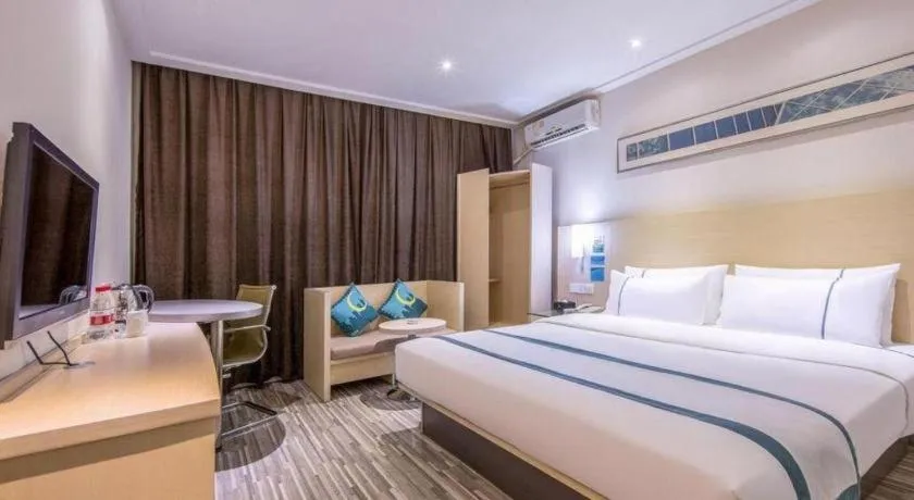 Bed in City Comfort Inn Liuzhou Diwang North Station