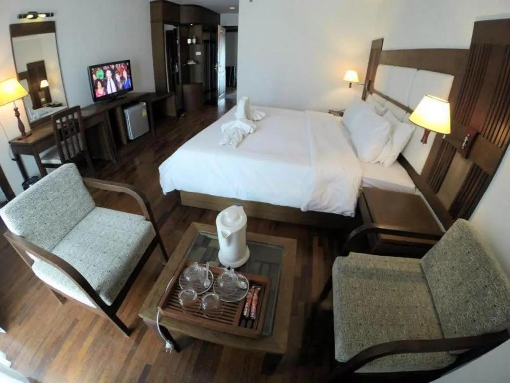 Bed in River City Hotel