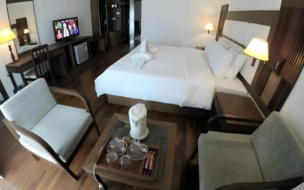 Bed in River City Hotel