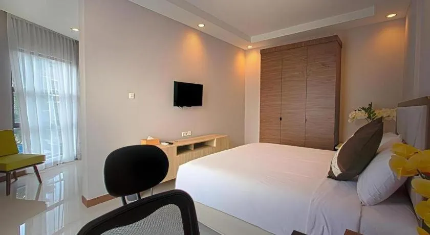 Bed in Sawana Suites