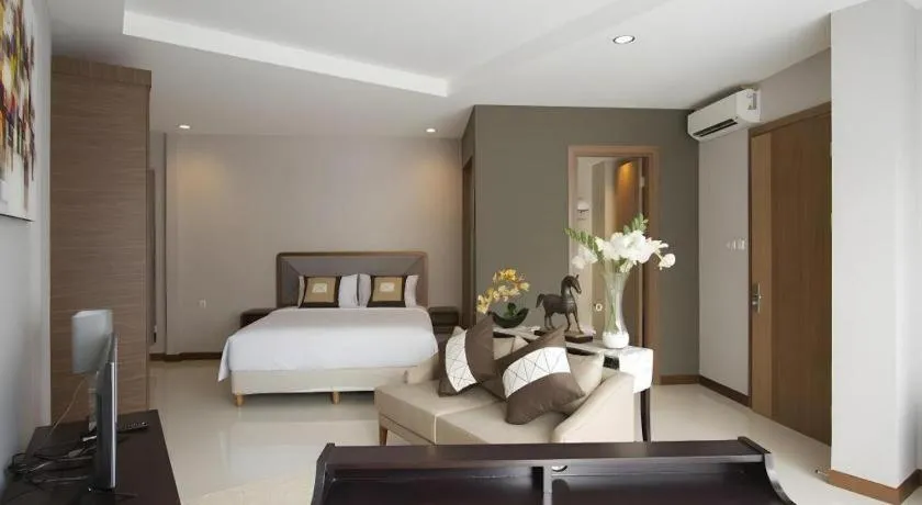Bed in Sawana Suites