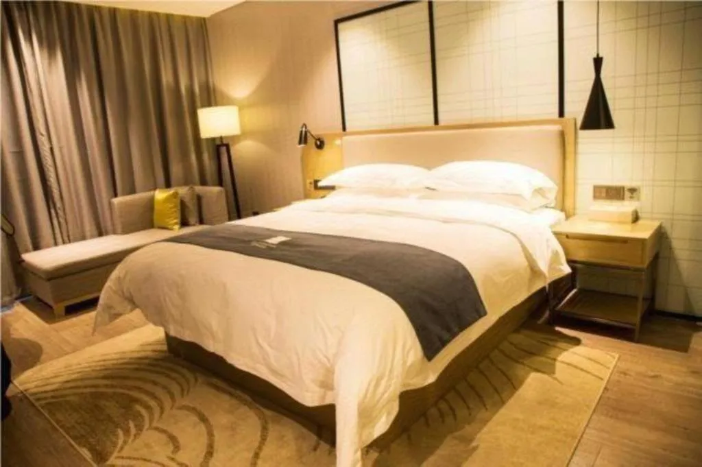 Bed in Echarm Hotel Nanchang Hongcheng Wangfujing