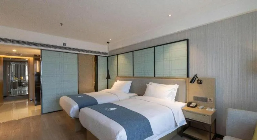 Bed in Echarm Hotel Nanchang Hongcheng Wangfujing