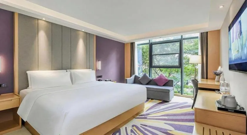 Bed in Lavande Hotel·Xishuangbanna Jinghong Songkran Square