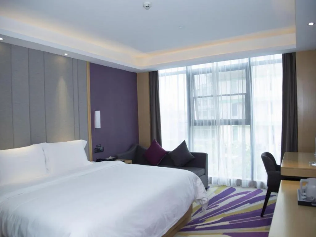 Bed in Lavande Hotel·Xishuangbanna Jinghong Songkran Square