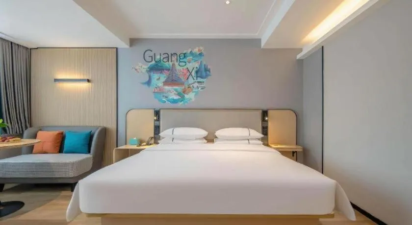 Bed in City Comfort Inn Nanning Guangxi University