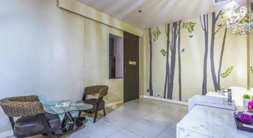 Bed in Qingdao Hengbo Hotel