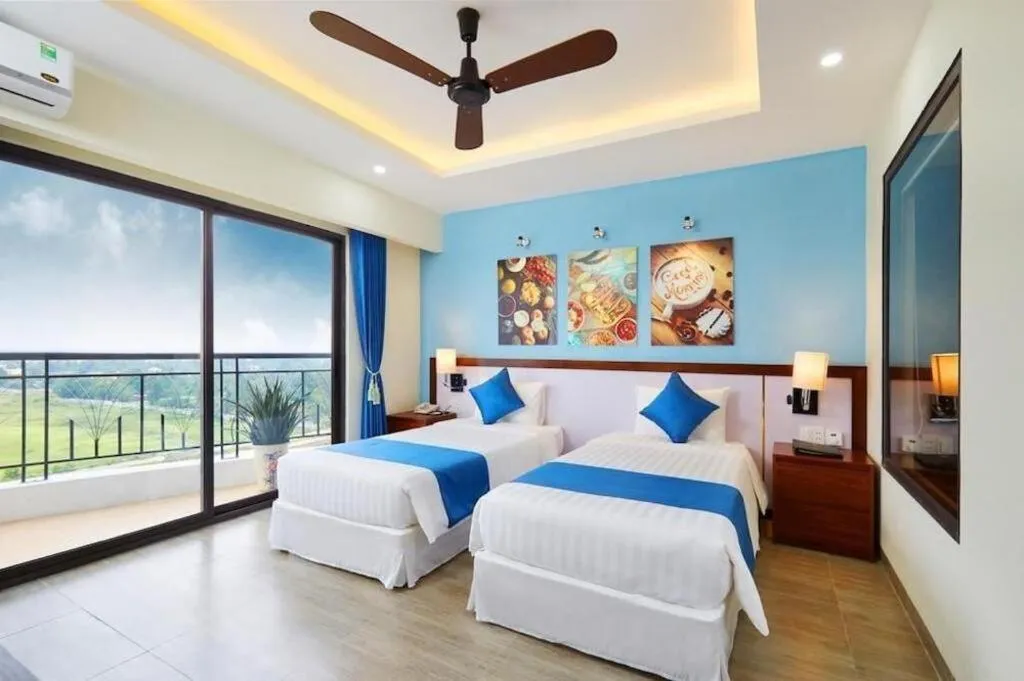 Bed in Marissa Hotel & Spa Hai Tien