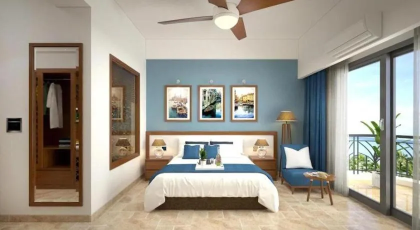 Bed in Marissa Hotel & Spa Hai Tien