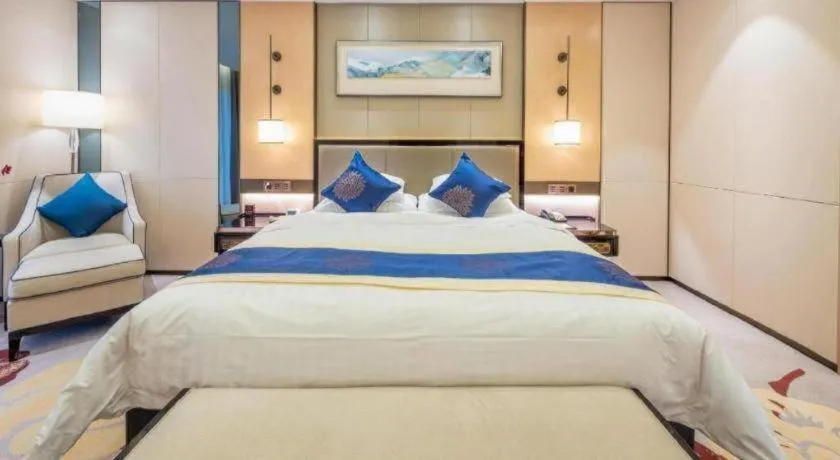 Bed in Qingshan Hotel Baotou