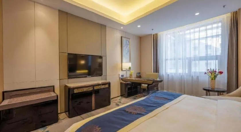 Bed in Qingshan Hotel Baotou